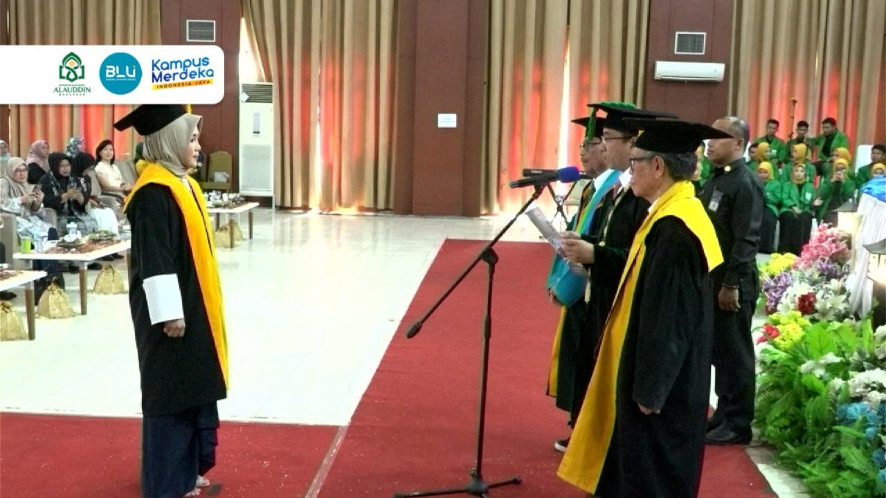 Gambar Rektor UIN Alauddin Kukuhkan Dr Nur Hidayah Sebagai Professor Bidang Manajemen Ilmu Keperawatan