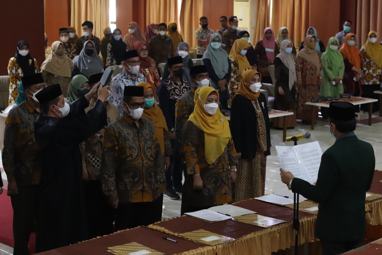 Gambar Rektor UIN Alauddin Lantik Pejabat Fungsional, Eselon III dan IV