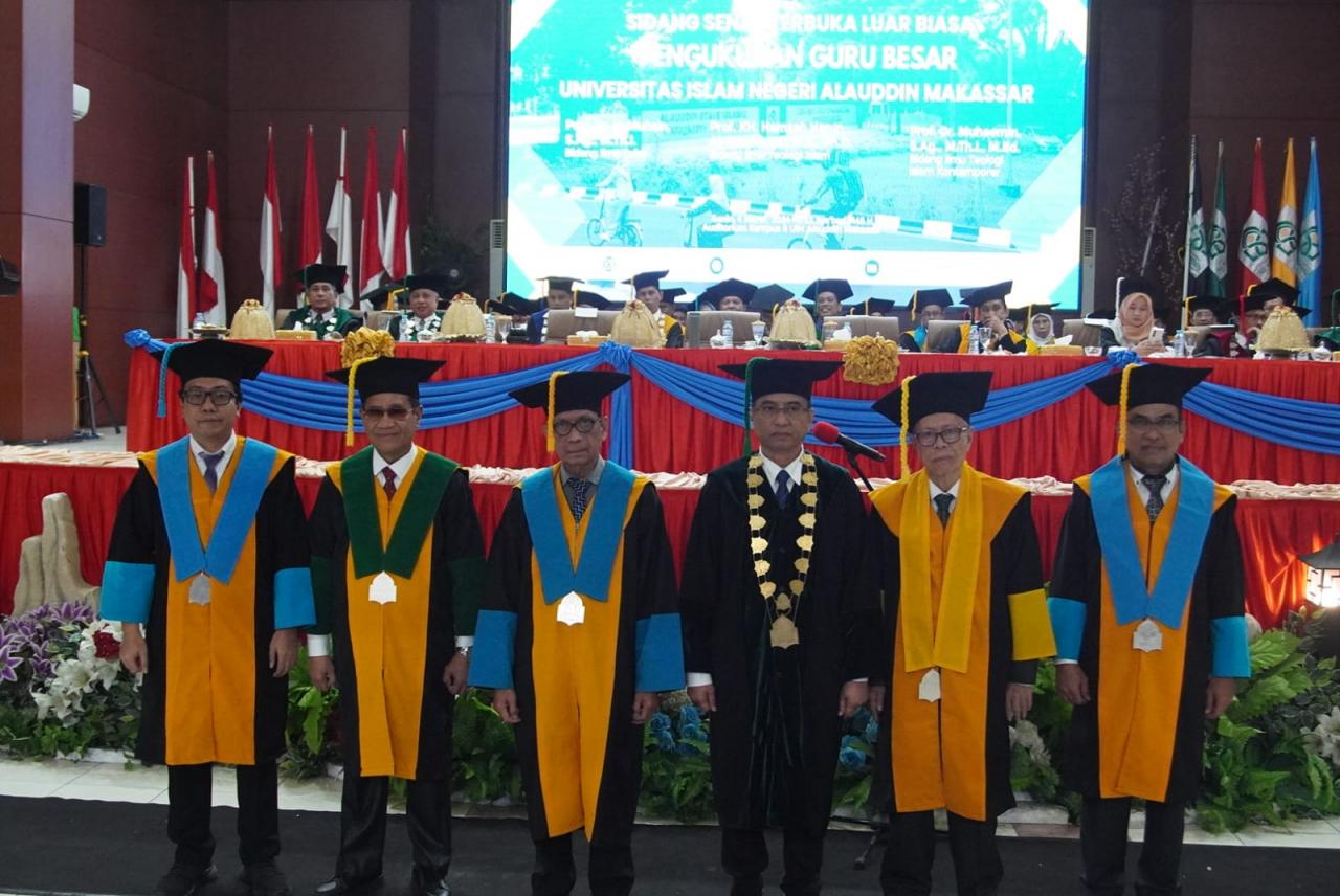 Gambar Rektor UIN Alauddin Makassar Kukuhkan Tiga Guru Besar