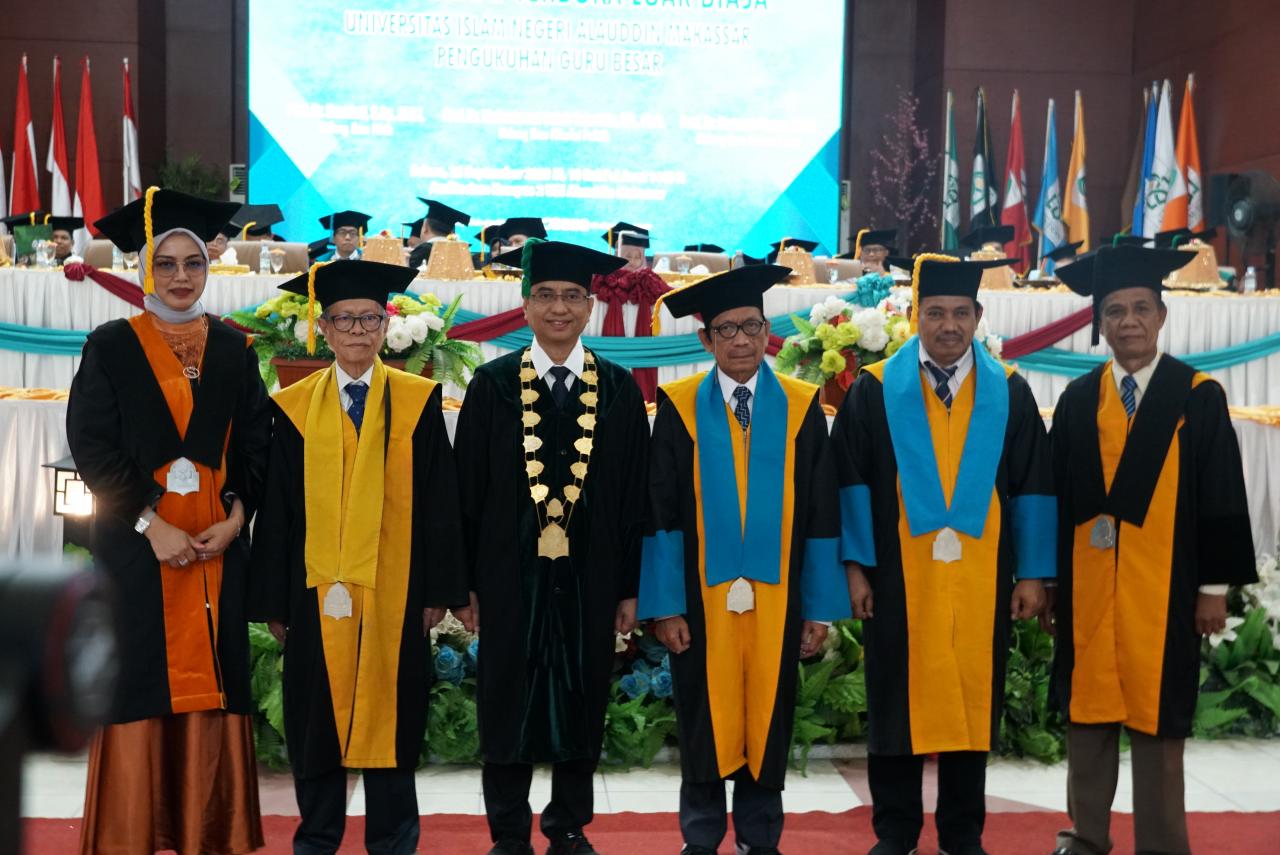 Gambar Rektor UIN Alauddin Makassar Kukuhkan Tiga Guru Besar