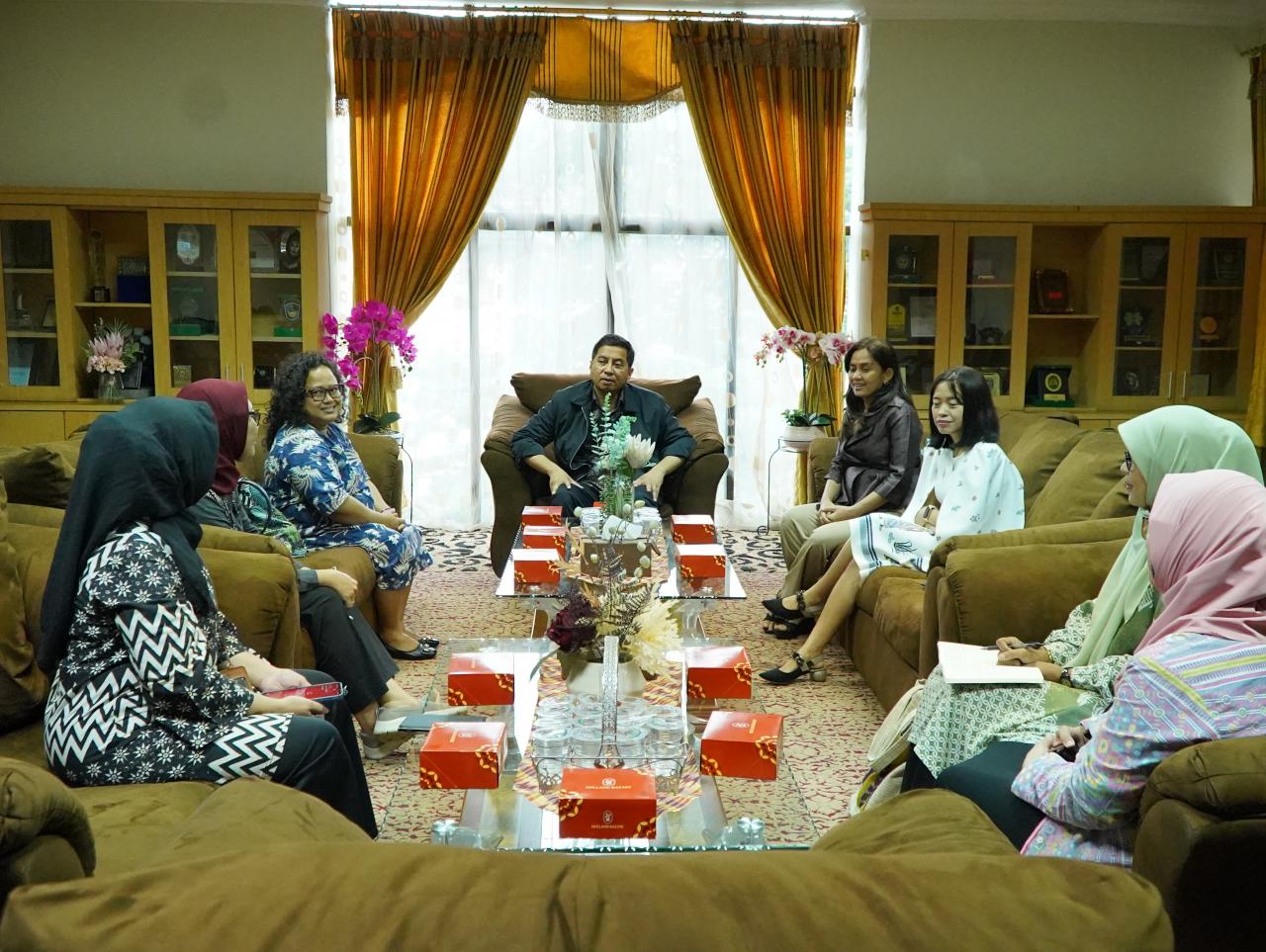 Gambar Rektor UIN Alauddin Terima Audiensi Perwakilan Manaaki New Zealand Scholarships