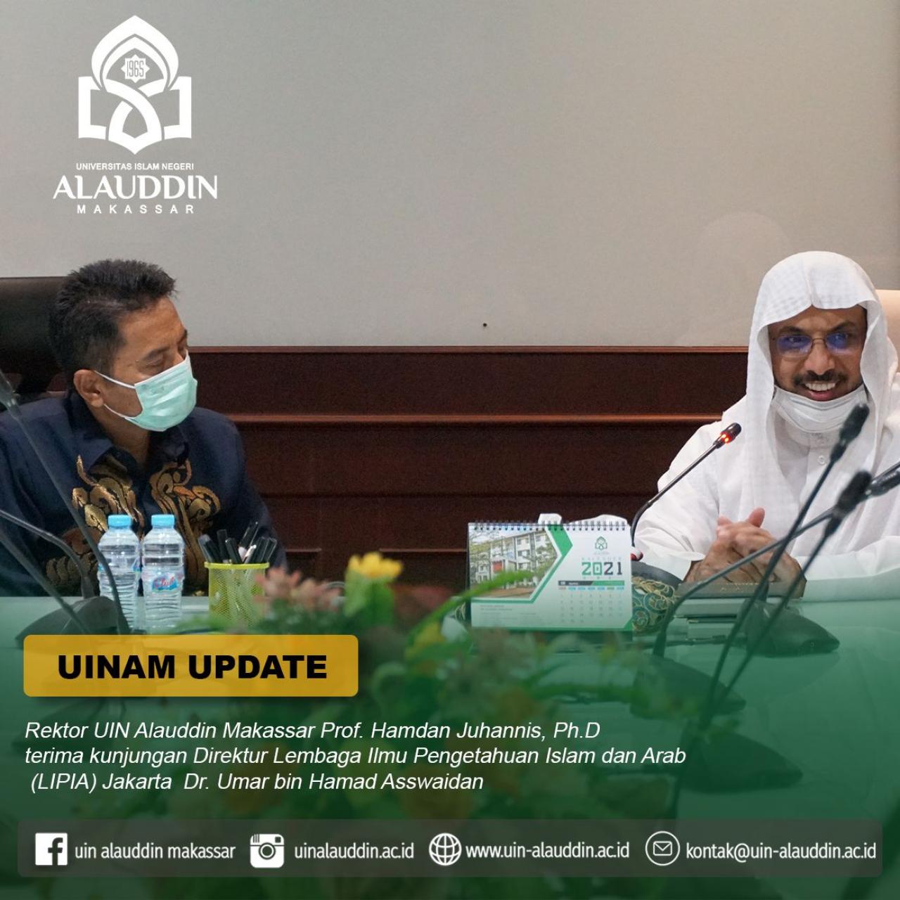 Gambar Rektor UIN Alauddin Terima Kunjungan Direktur LIPIA Jakarta Bahas Peluang Kerja Sama