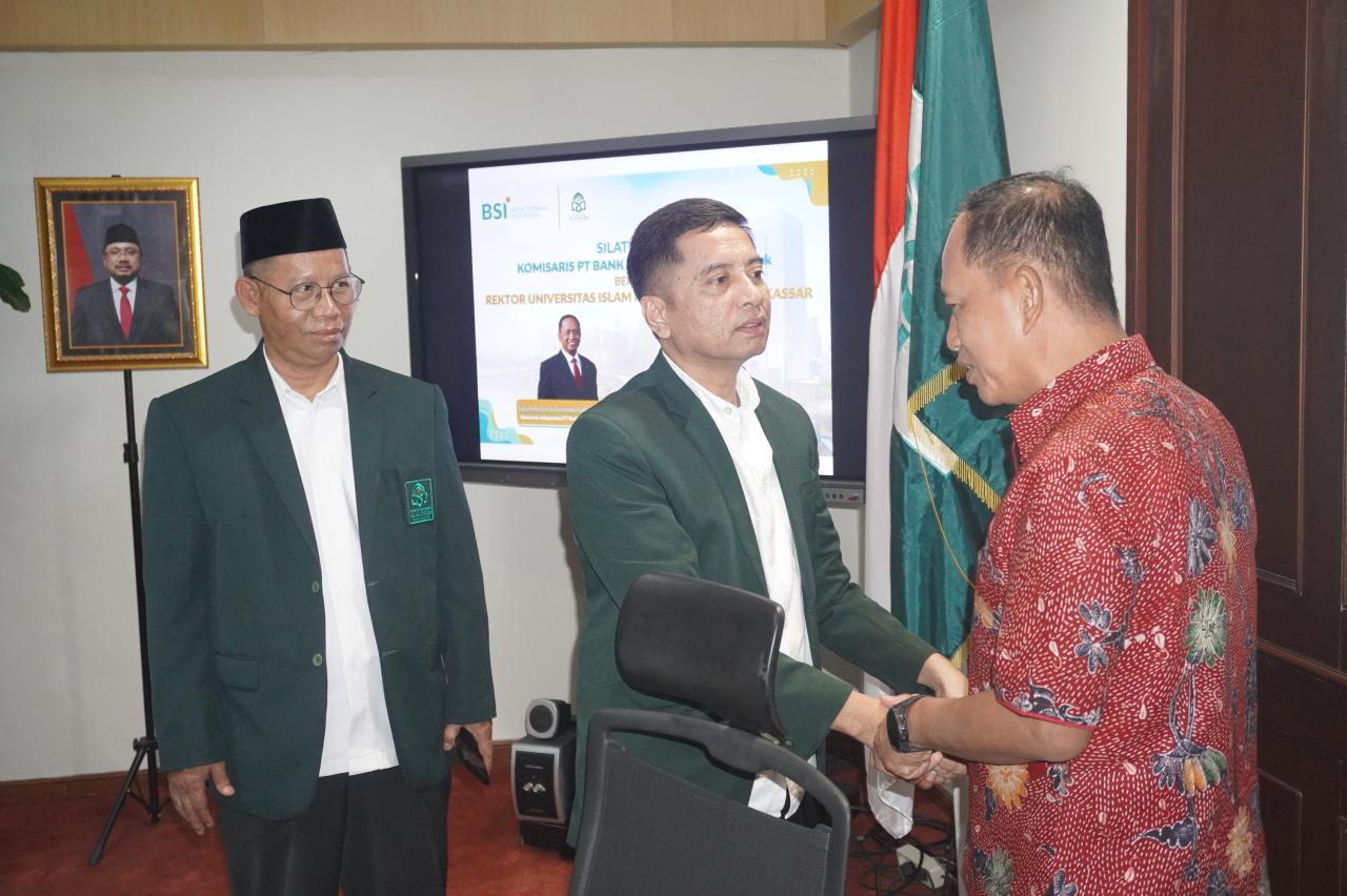 Gambar Rektor UIN Alauddin Terima Silaturahmi Komisaris Bank BSI, Prof Nasir
