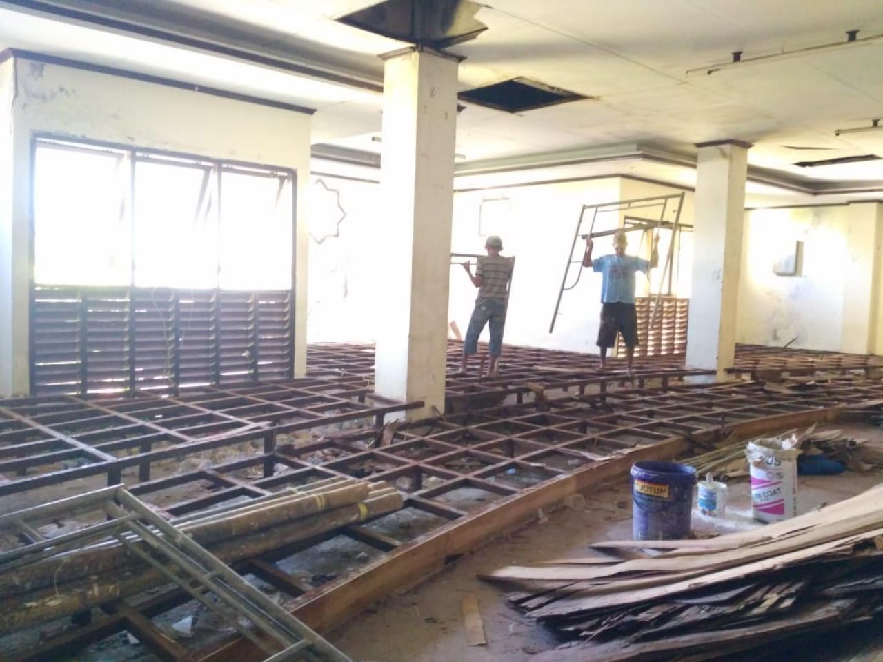 Gambar Renovasi Gedung PKM Tuai Respon Positif