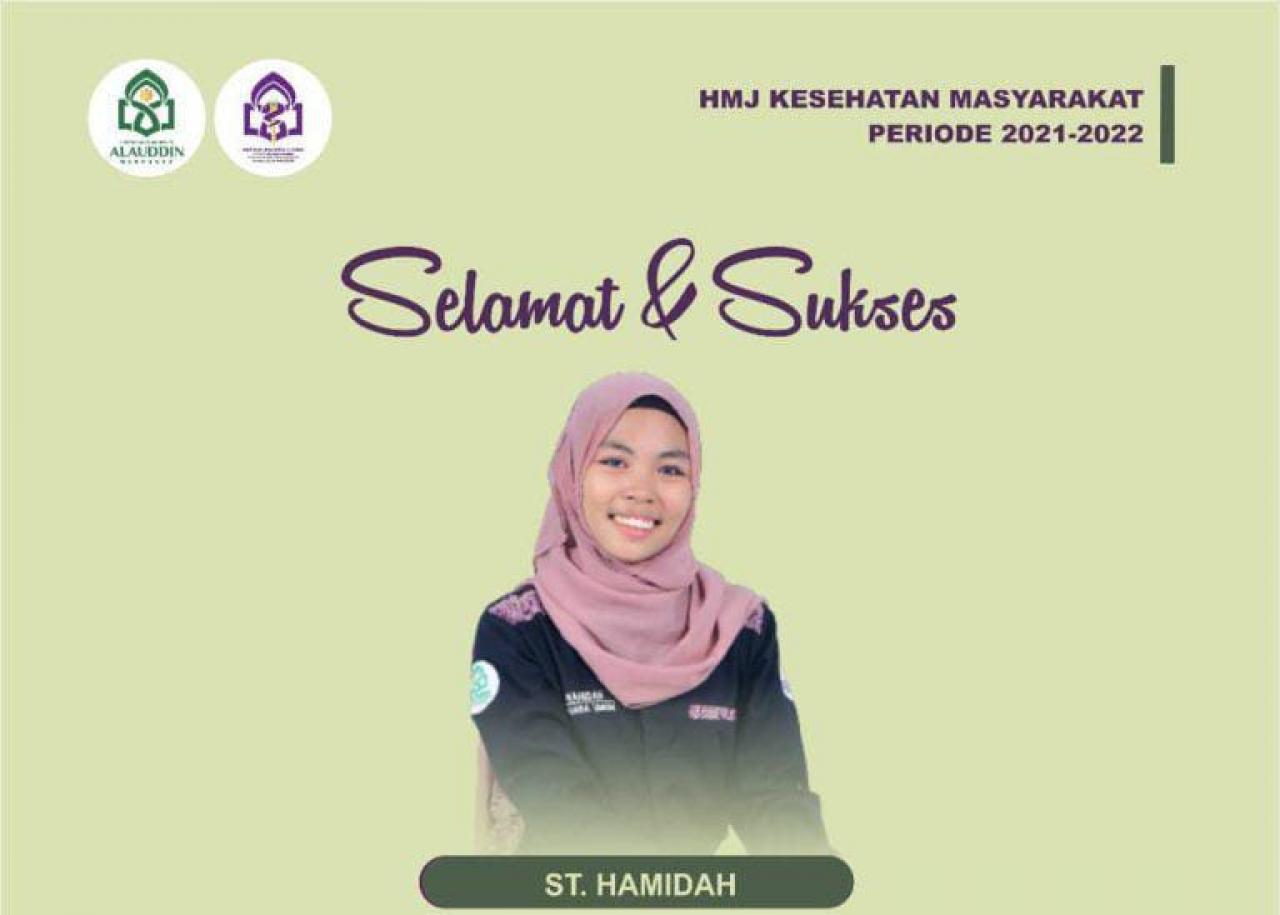 Gambar Resmi Dilantik, ST Hamidah Perempuan Kedua Pimpin HMJ Kesmas UIN Alauddin