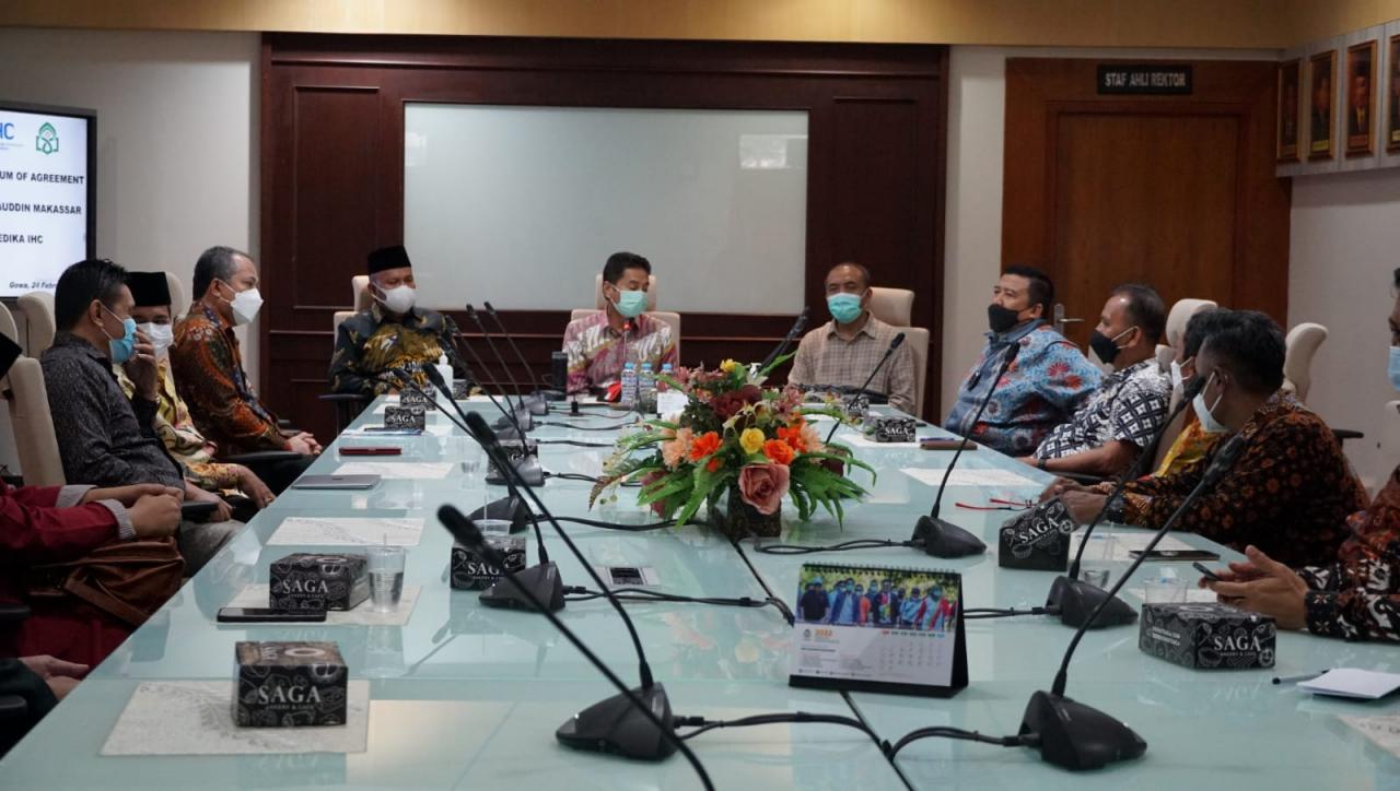 Gambar RSP UIN Alauddin Bahas MoA dengan Pertamina Bina Medika