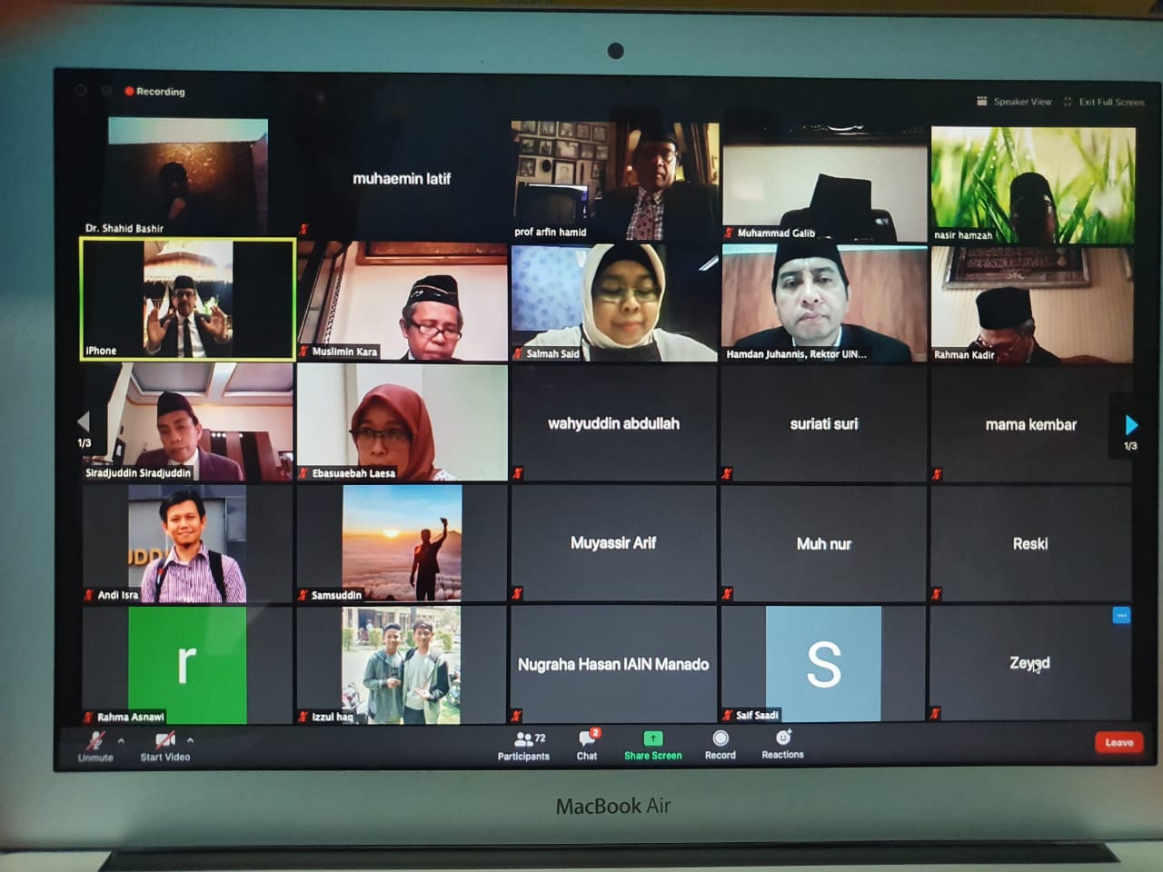 Gambar Sabbar Dahham Sabbar: Doktor Pertama Era Pandemic di UIN Alauddin Makassar