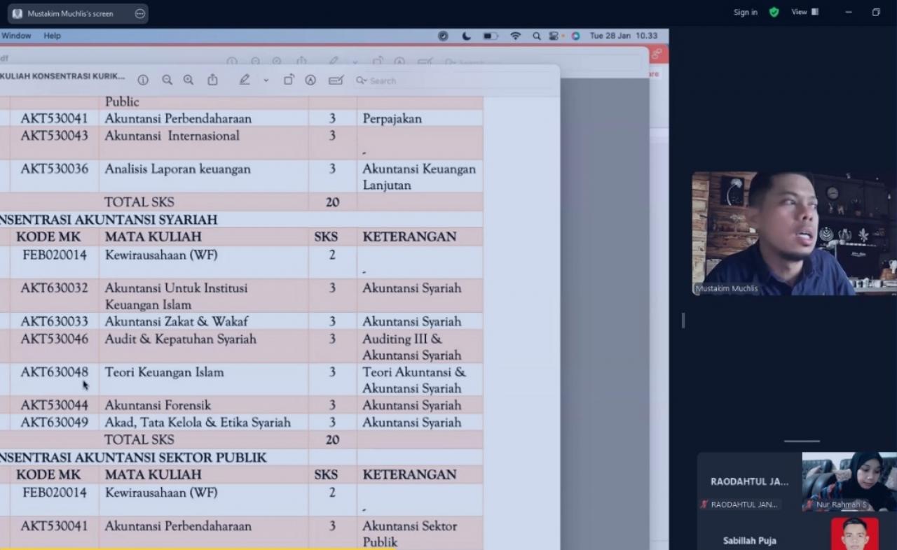 Gambar Sambut Semester Genap, Prodi Akuntansi UIN Alauddin Sosialisasi MBKM ke Mahasiswa