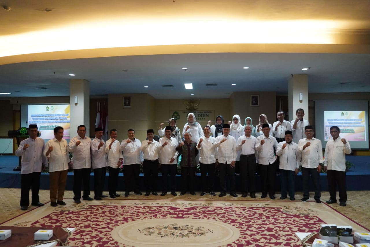 Gambar Sekjend Kemenag Kunjungi UIN Makassar, Beri Sosialisasi KMA 550 Tahun 2022