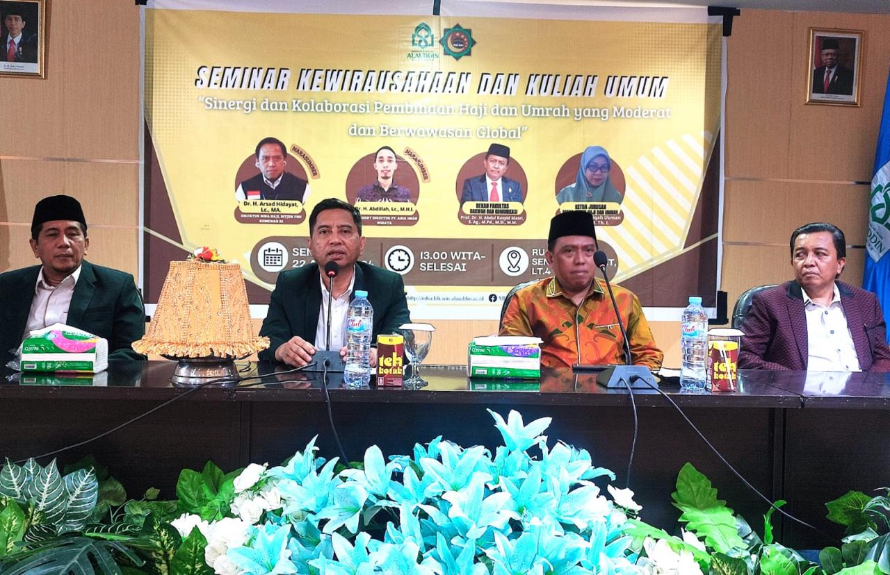 Gambar Seminar Kewirausahaan Prodi MHU Resmi Dibuka Langsung oleh Rektor