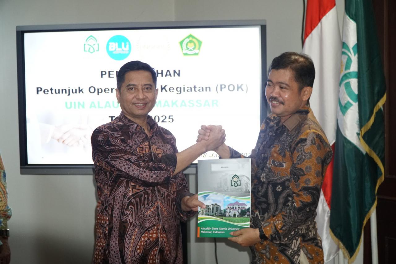 Gambar Serahkan POK 2025, Rektor UIN Alauddin Makassar: Maksimalkan Untuk Hal hal Produktif