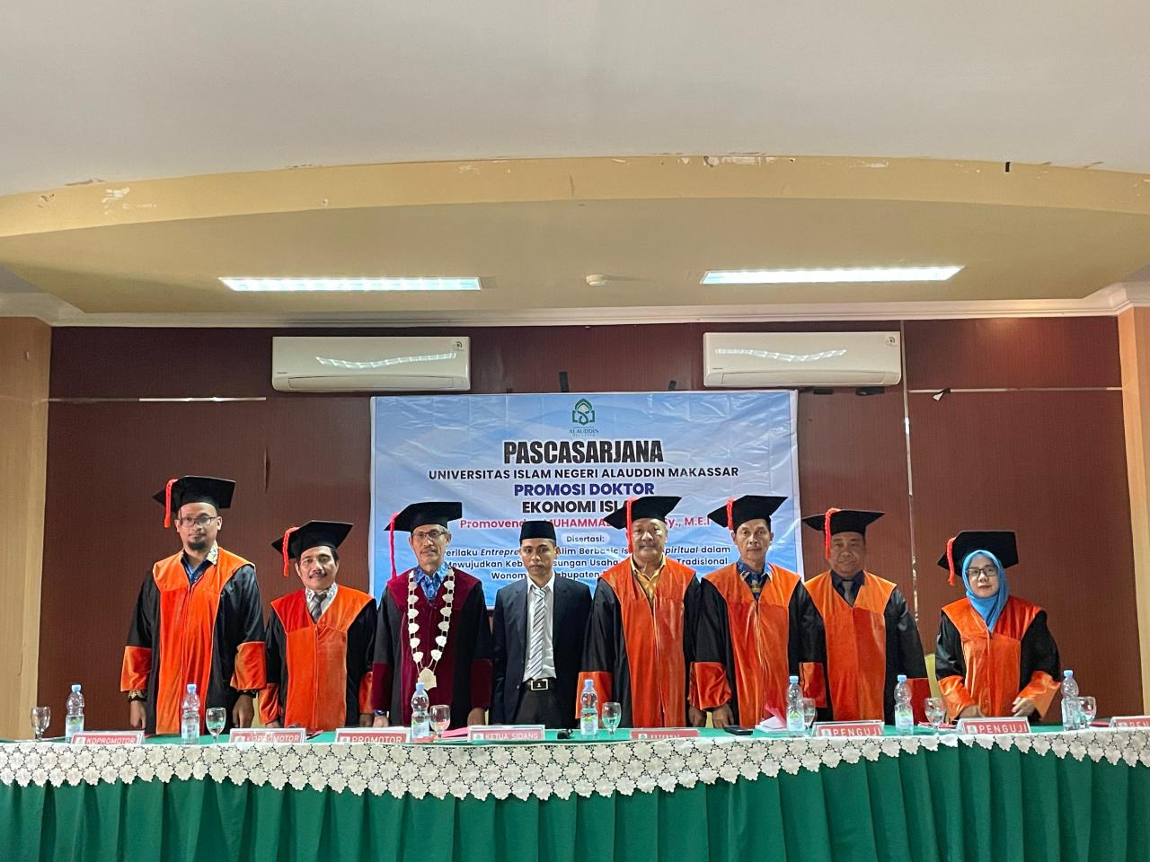 Gambar Sidang Promosi Doktor Alwi Kaji Perilaku Enterpreneur Muslim Berbasis Islamic Spiritual