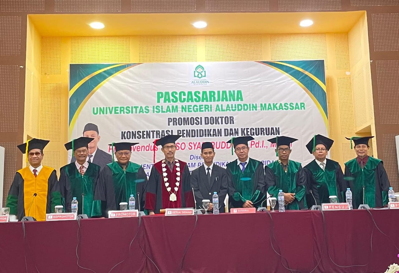Gambar Sidang Promosi Doktor Baso, Bahas Implementasi Program Pendidikan Khusus Bidang Keagamaan
