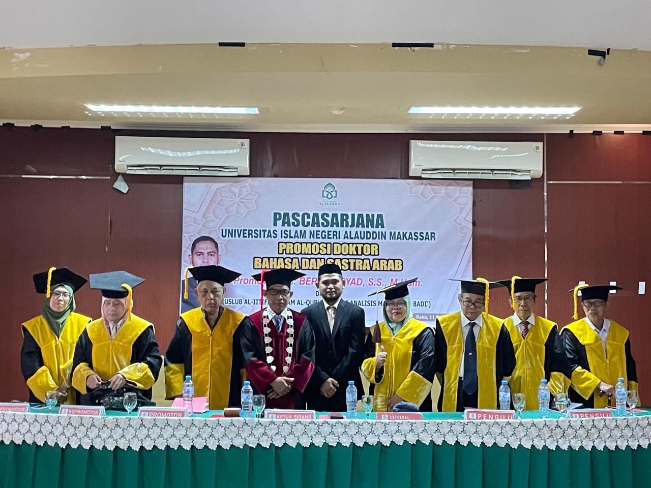 Gambar Sidang Promosi Doktor Berti, Kaji Uslub Al-Iltifat dalam Al-Qur'an