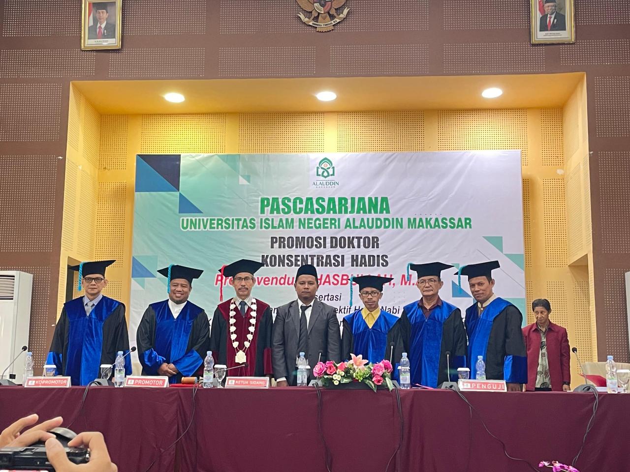 Gambar Sidang Promosi Doktor Hasbullah, Kaji Guncangan dalam Perspektif Hadis Nabi SAW.