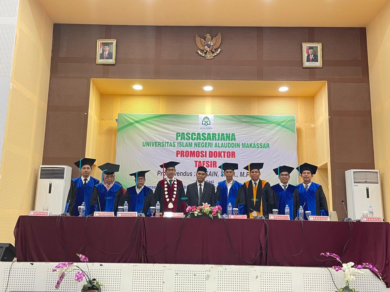 Gambar Sidang Promosi Doktor Husain, Kaji Konsep Isymam, Ikhtilas, dan Saktah dalam Al-Qur'an