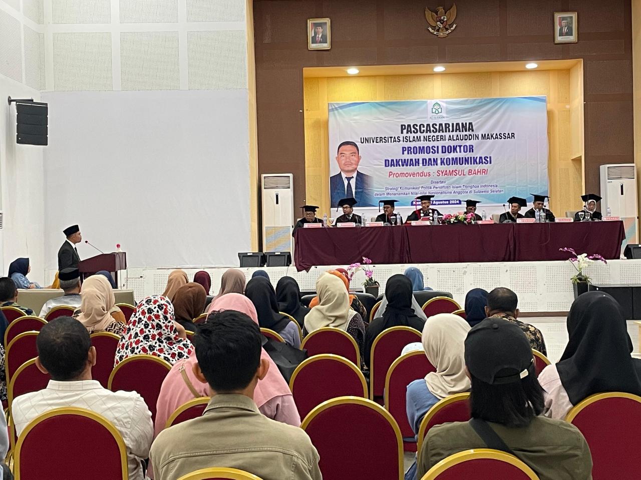 Gambar Sidang Promosi Doktor Syamsul Bahri Kaji Strategi Komunikasi Politik PITI