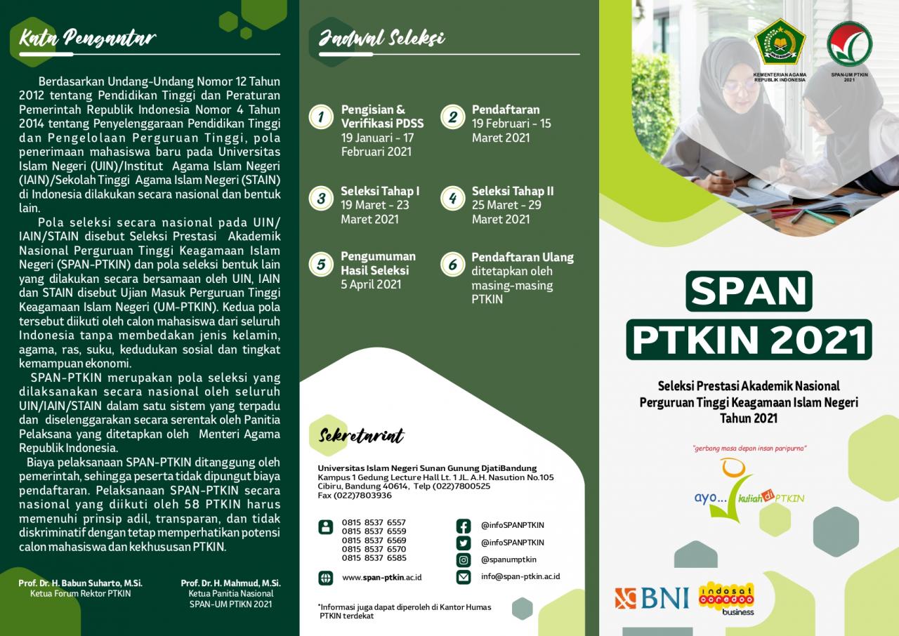 Gambar SPAN PTKIN UIN Alauddin Tahun 2021 Dibuka, Ini Syarat dan Cara Daftarnya