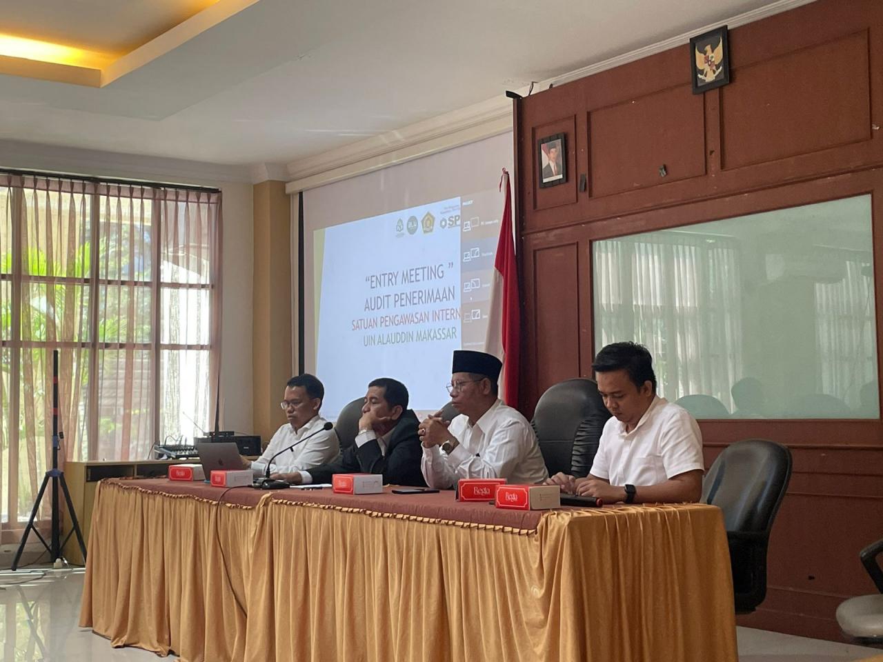 Gambar SPI Entry Meeting Audit Penerimaan UIN Alauddin Makassar