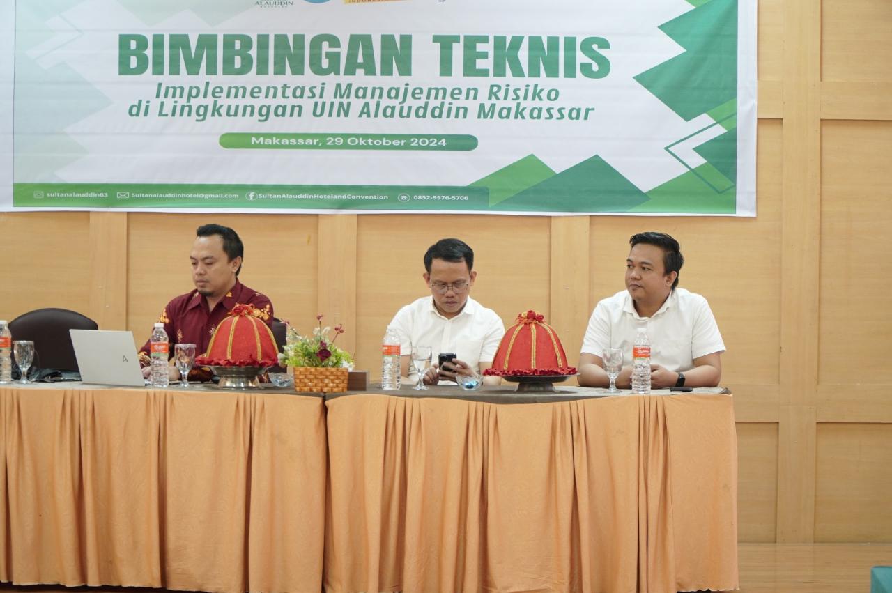 Gambar SPI UIN Alauddin Makassar Gelar Bimtek Pengelola Risiko