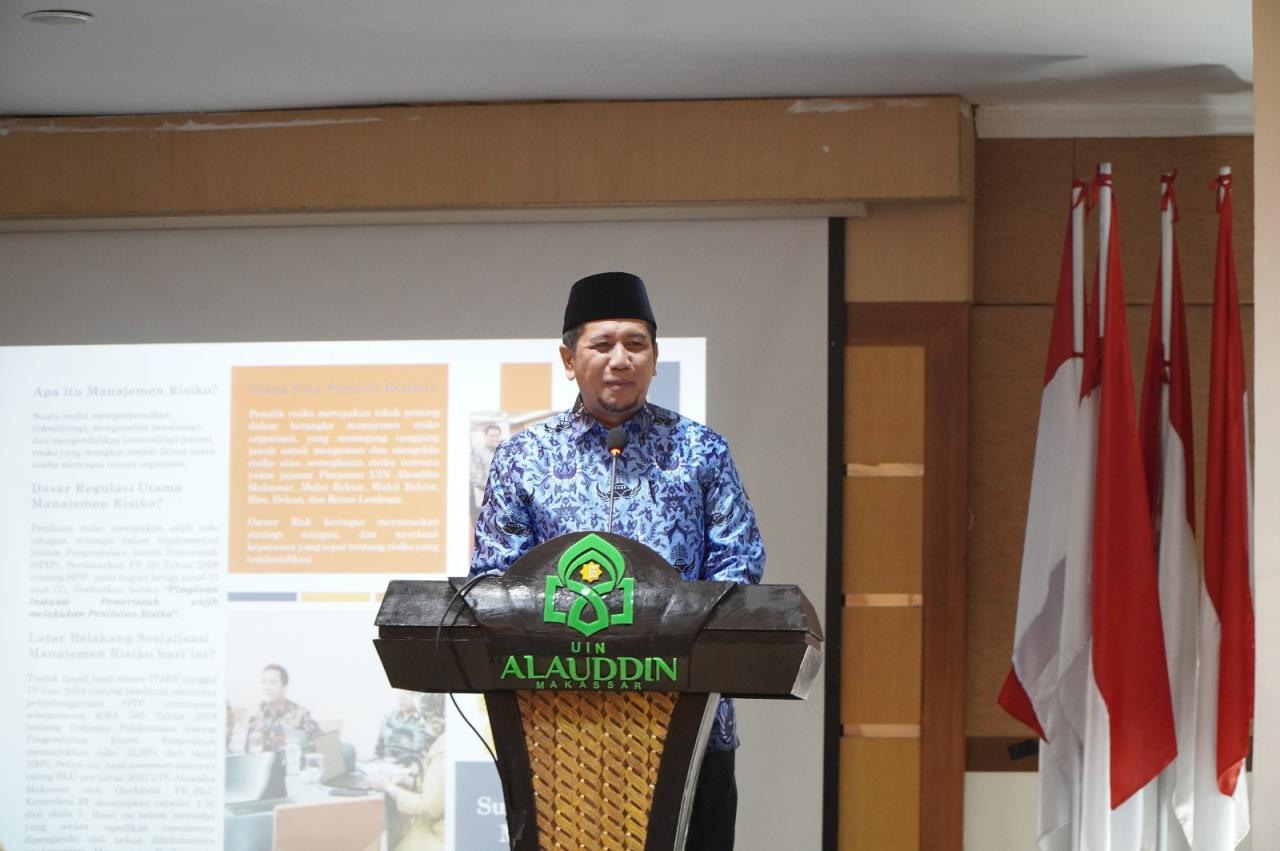 Gambar SPI UIN Alauddin Sosialisasi Penerapan Manajemen Risiko, Upaya Optimalkan Pengelolaan Risiko di Kamp