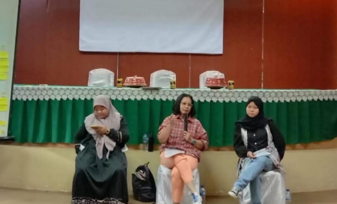 Gambar Talkshow HMJ PBI UIN Alauddin Bahas Kekerasan Seksual
