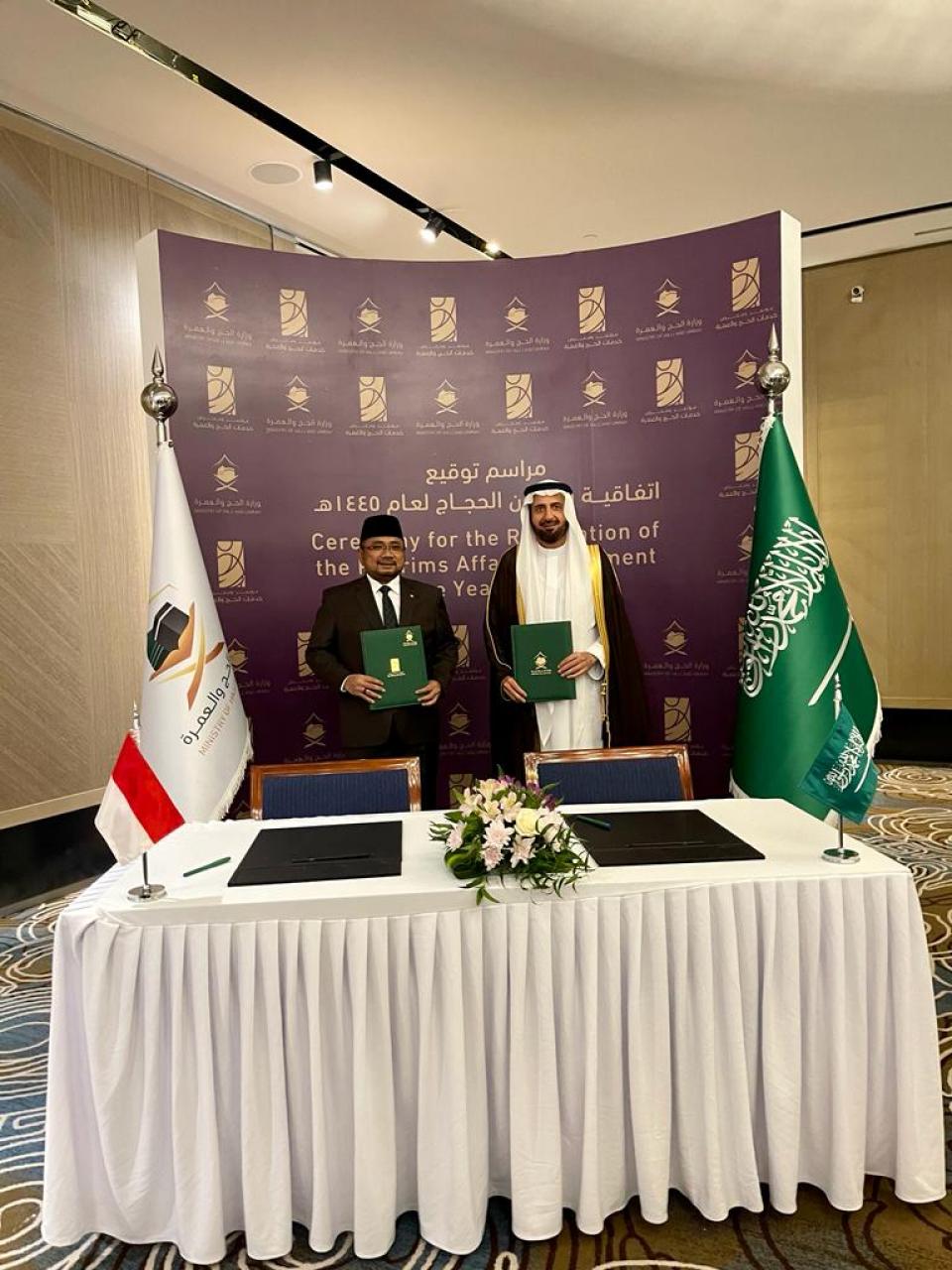 Gambar Tandatangani Ta'limatul Hajj, Indonesia akan Berangkatkan 241 ribu Jemaah Haji