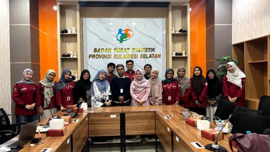 UKM RITMA UIN Alauddin Kunjungi BPS Sulsel, Perkuat Literasi Data Mahasiswa