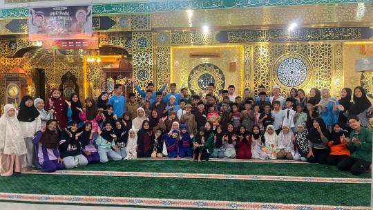 KKN UIN Alauddin Hidupkan Spirit Religius Anak Lewat Festival Anak Saleh di Manisa