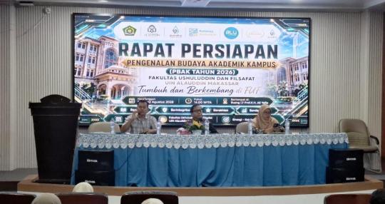FUF UIN Alauddin Matangkan PBAK 2026, Tekankan Keamanan dan Kenyamanan