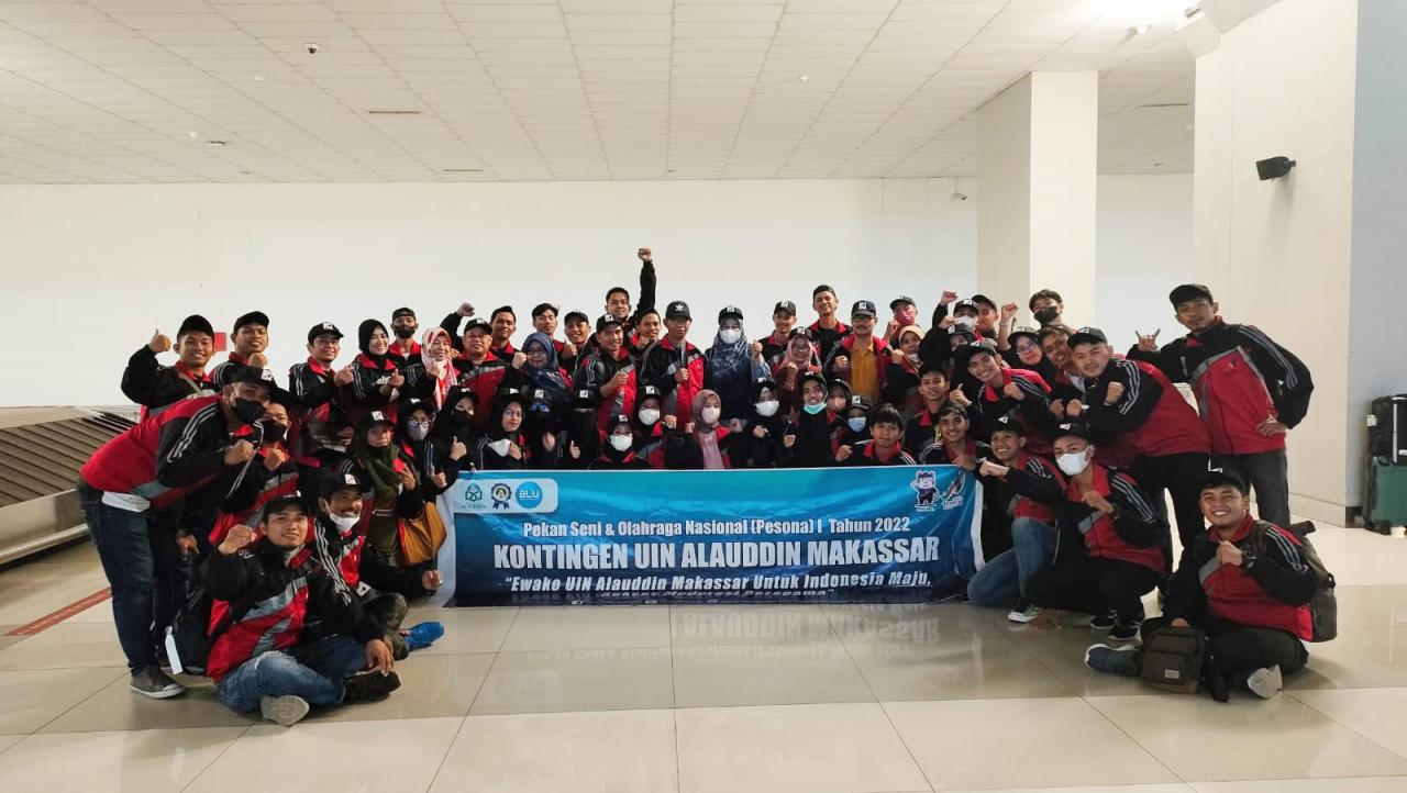 Gambar Tiba di Bandung, Kontingen UIN Makassar Siap Bertarung dan Berjuang Pesona I