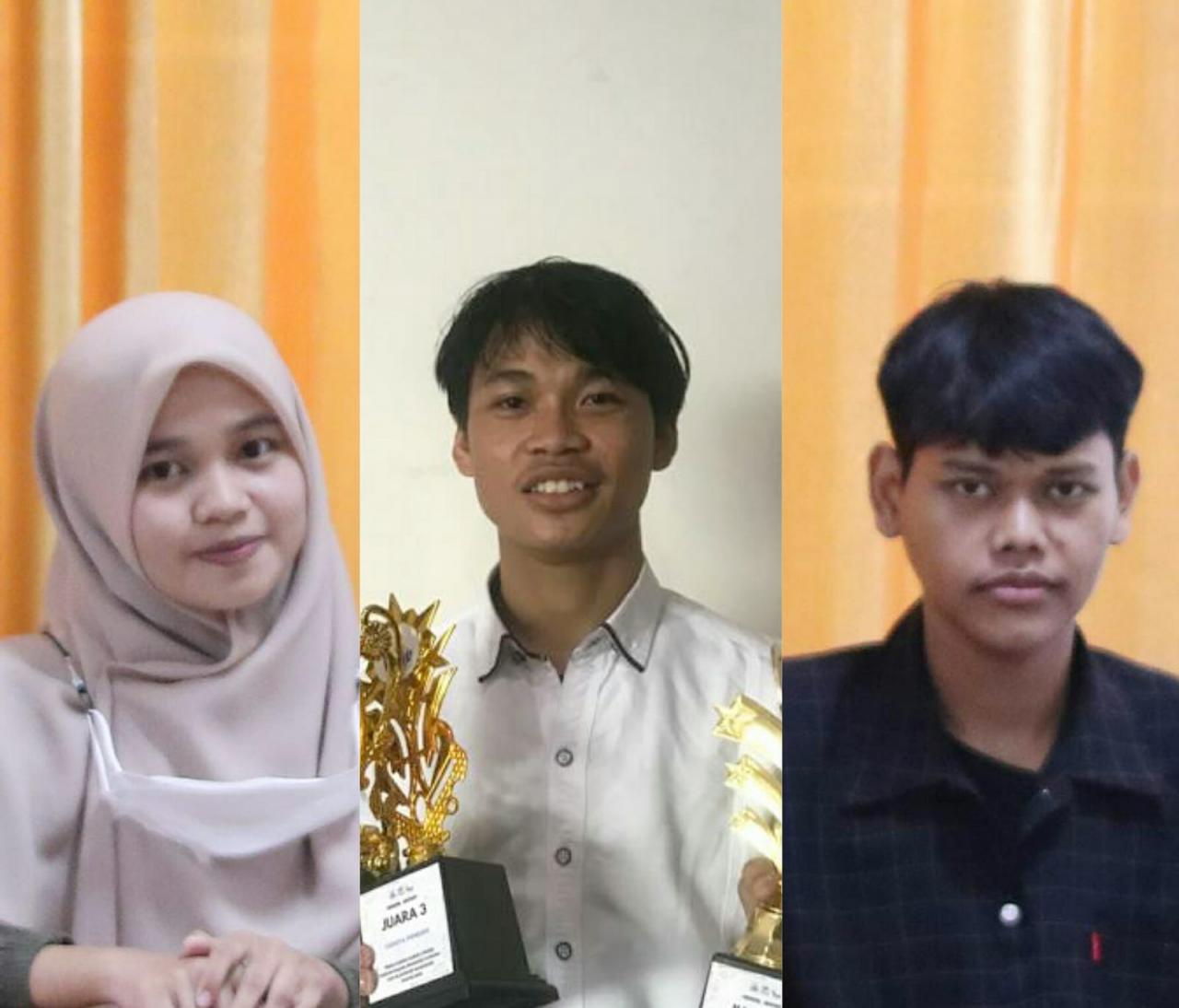 Gambar Tiga Mahasiswa HES Juara II Debat Ilmiah dan Esai di Tikar Forkeis UIN Alauddin