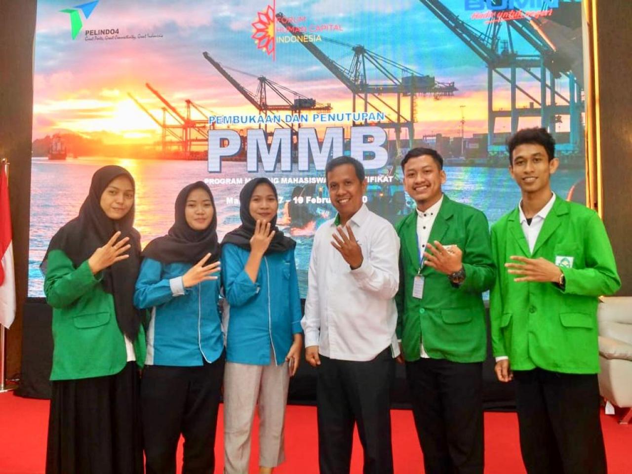 Gambar Tiga Mahasiswa UIN Alauddin Terpilih Ikuti PMMB di Pelindo IV