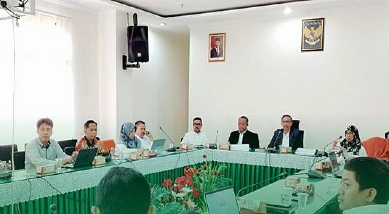 Gambar Tim Monitoring dan Monev LPM Kunjungan Kerja di FEBI UIN Alauddin