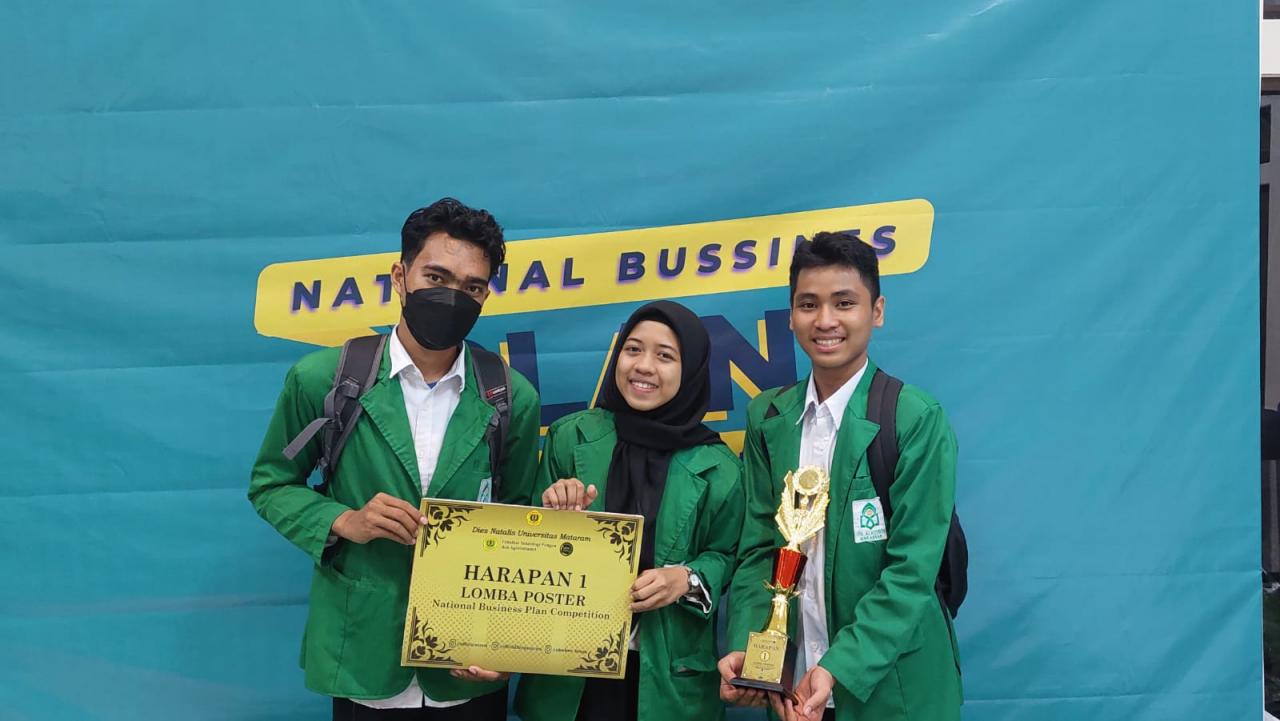 Gambar Tim UIN Alauddin Juara Harapan I Poster Business Plan 2022 Tingkat Nasiona