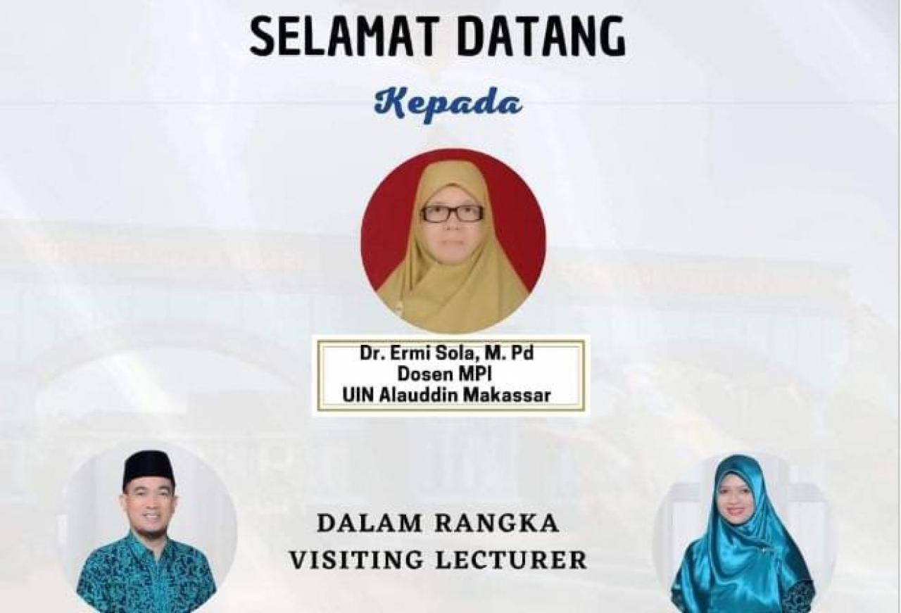 Gambar Tindak Lanjut Kerjasama, Prodi MPI UIN Alauddin Adakan Visiting Lecture