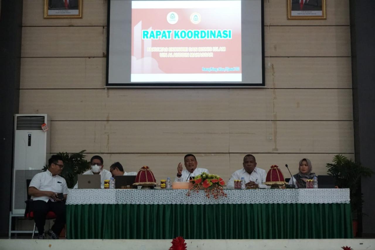 Gambar Tingkatkan Kinerja, FEBI Rapat Koordinasi dengan Bidang AUPK UIN Alauddin