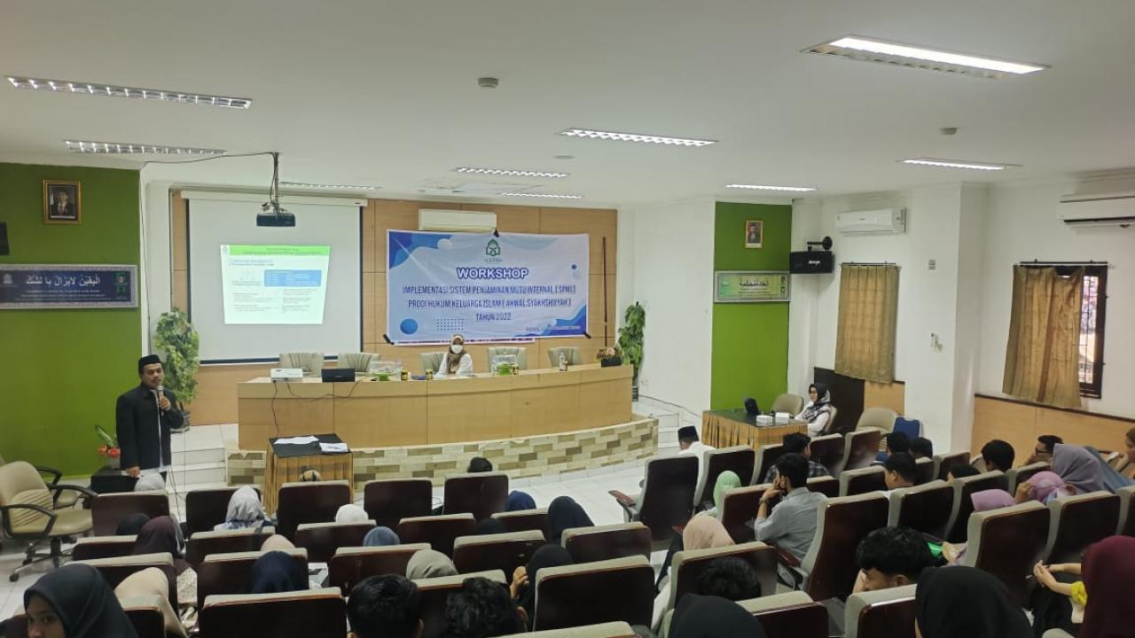 Gambar Tingkatkan Mutu Internal, Prodi Hukum Keluarga Islam Laksanakan Workshop Implementasi SPMI