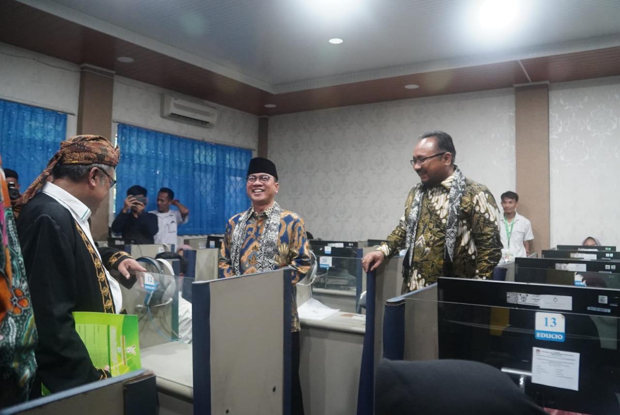 Gambar Tinjau Pelaksanaan UM-PTKIN 2023, Menag : Terbuka Bagi Semua Agama