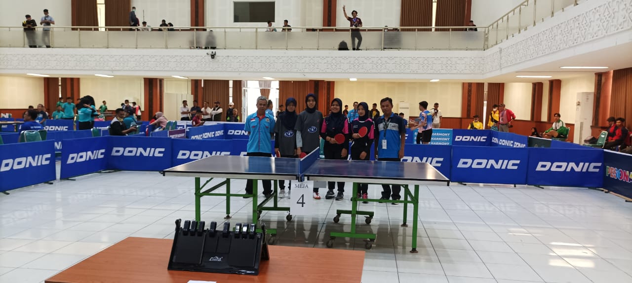 Gambar Tumbangkan UIN Salatiga, Tennis Meja Ganda Putri UIN Makassar Menang Stright Set