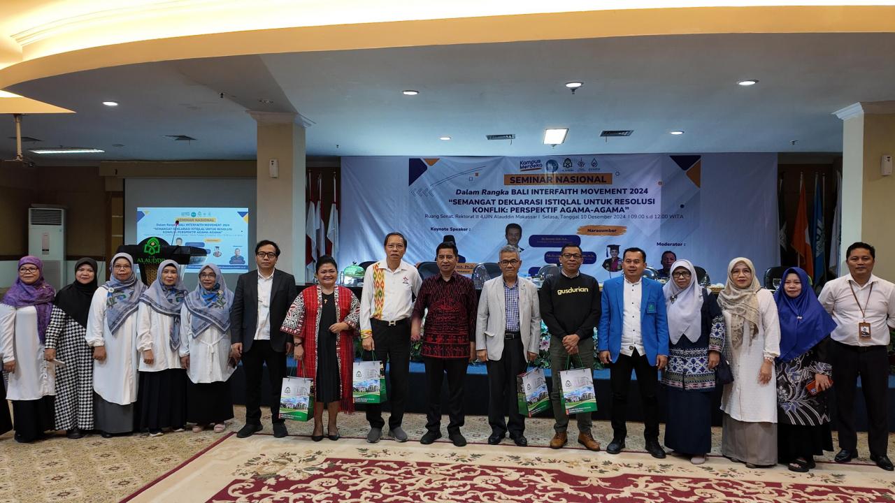 Gambar UIN Alauddin Bahas Istiqlal untuk Resolusi Konflik Perspektif Agama-agama pada Seminar Nasional