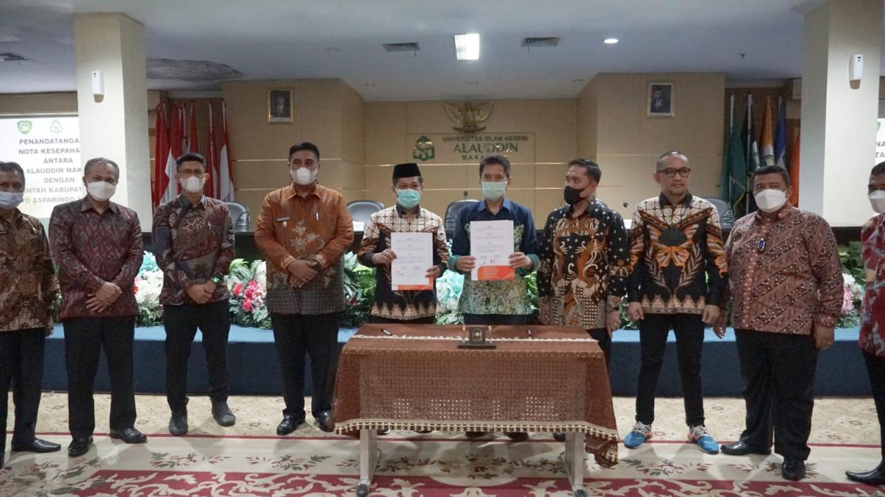 Gambar UIN Alauddin dan Aspardindo DPD Sulsel Teken MoU Tingkatkan SDM Pasar Tradisional
