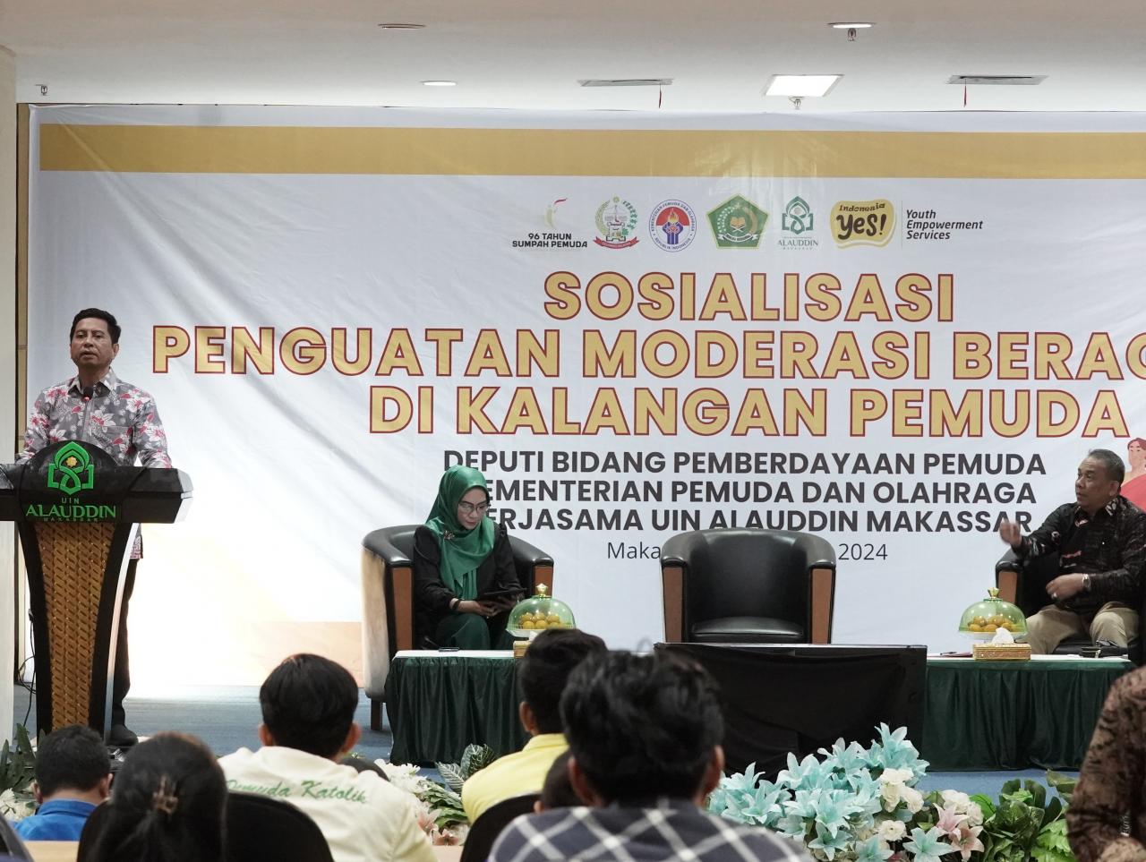 Gambar UIN Alauddin dan Kemenpora RI Menggelar Sosialisasi Penguatan Moderasi Beragama