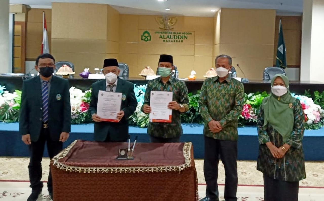 Gambar UIN Alauddin dan Universitas Megarezky Teken MoU Garap Program MBKM