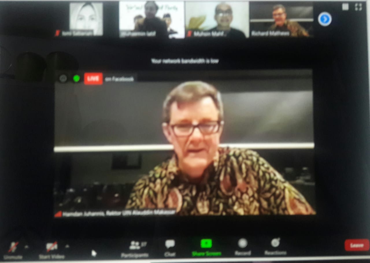 Gambar UIN Alauddin Gelar Virtual Farewell Party untuk Konjen Australia Richard Mathews