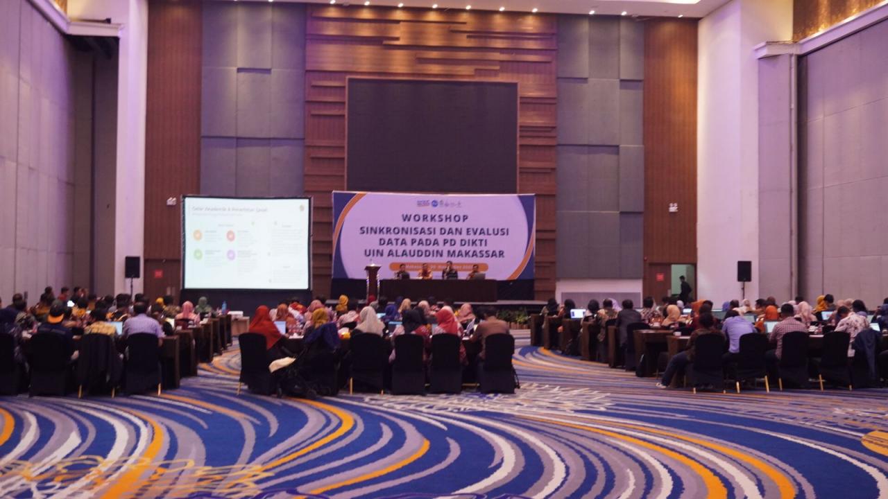 Gambar UIN Alauddin Gelar Workshop Singkronisasi dan Evaluasi Data PD Dikti