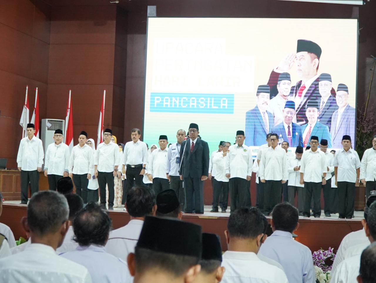 Gambar UIN Alauddin Makassar Gelar Upacara Peringatan Harla Pancasila