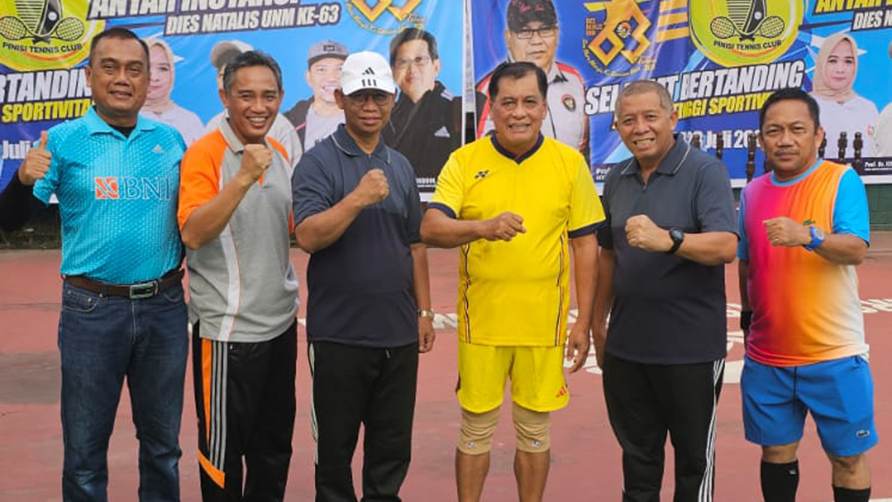 Gambar UIN Alauddin Makassar Meriahkan Pertandingan Tenis Eksekutif di Dies Natalis UNM ke-63