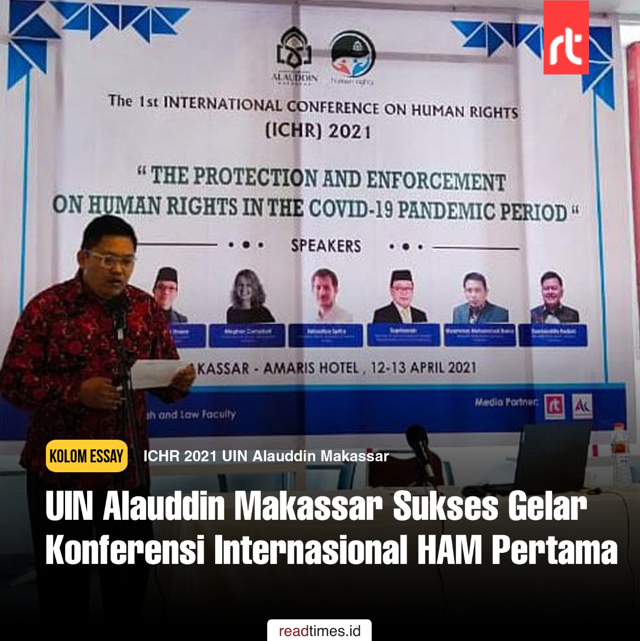 Gambar Prodi Ilmu Hukum UIN Alauddin Gelar Konferensi Internasional Hak Asasi Manusia