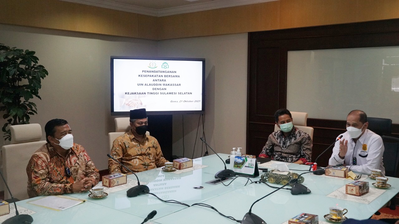 Gambar UIN Alauddin Makassar Teken Kesepakatan Bersama dengan Kejati Sulsel